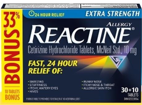 Reactine Extra Strength Allergy Relief
