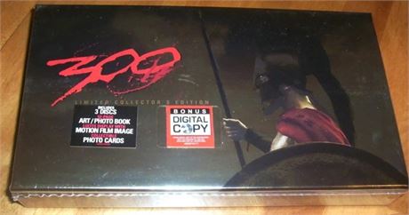300 3-Disc Set Limited Collector's Edition SPARTAN BATTLE Book Photo DVD SET NEW