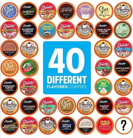 Two Rivers Coffee Flavored Coffee Pods Compatible with Keurig K Cup Brewers
