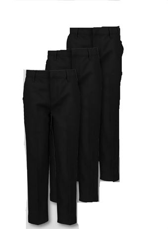 Tu School Black School Trousers 3 Pack 10 years 140cm