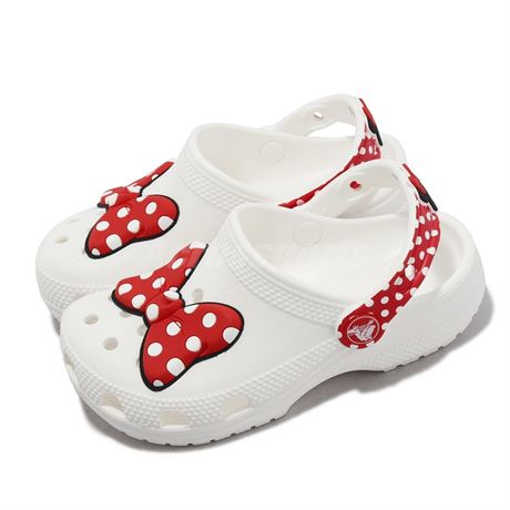 Crocs Disney Minnie Mouse Cls Clg K White RedKids Preschool Sandal 208711-119