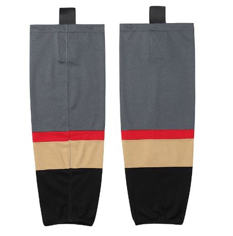 28"-30", HS100-XW059 Grey Blank hockey Team socks(Pair)