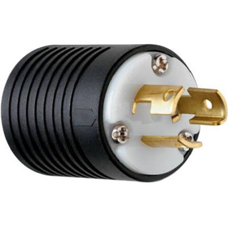 PSL515PCCV3 Locking Plug- 15A- 120V- Black & White