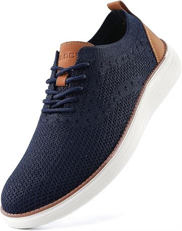 VILOCY Men's Mesh Dress Sneakers Oxfords Business Casual Walking Shoes