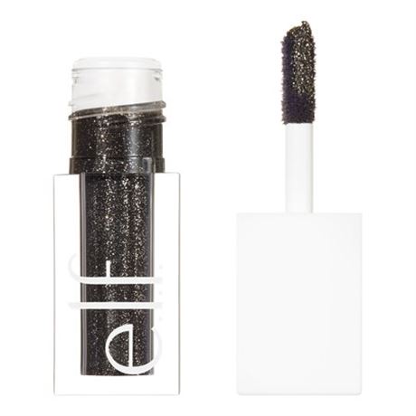 E.l.f. Cosmetics Liquid Glitter Eyeshadow in Black Magic - Vegan and Cruelty-Fre