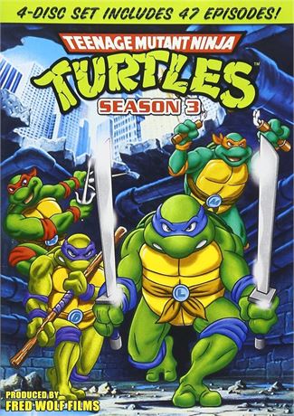 Teenage Mutant Ninja Turtles: Season 3 - 4disc