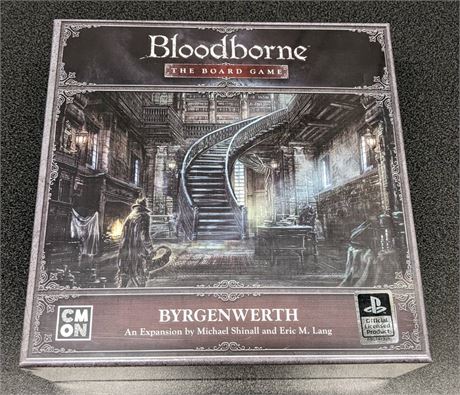 Factory Sealed- Bloodborne Board Game: Byrgenwerth Expansion (CMON, 2020)