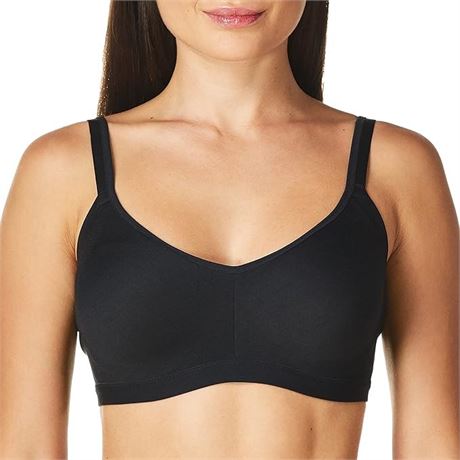 Warners Womens Easy Does It No Bulge Wire-Free Bra - large