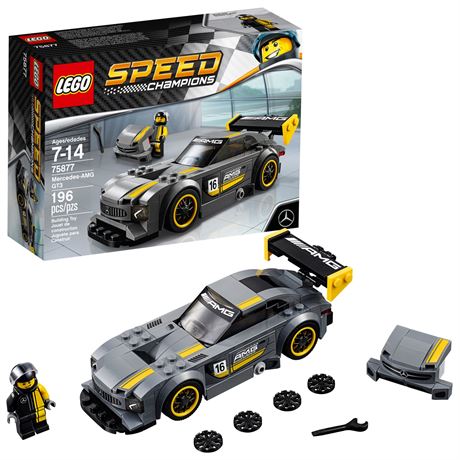 New Lego Speed Champions Mercedes-AMG GT3 196-Pieces 75877 Building Toy
