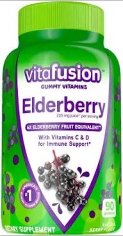 Vitafusion Elderberry Gummy Supplements 90 Gummies