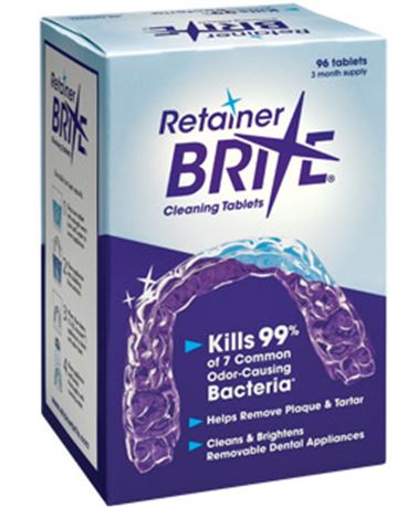 Orthocare Retainer Brite Cleaning Tablets - 96 Tablets