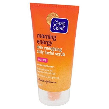 Clean & Clear Morning Energy Dailly Facial Scrub 150 Ml (5.07 Oz)
