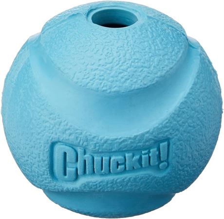 Chuckit! High-Bounce Rubber Fetch Ball, Large (3 Inch), Pack of 1, Assorted Colo