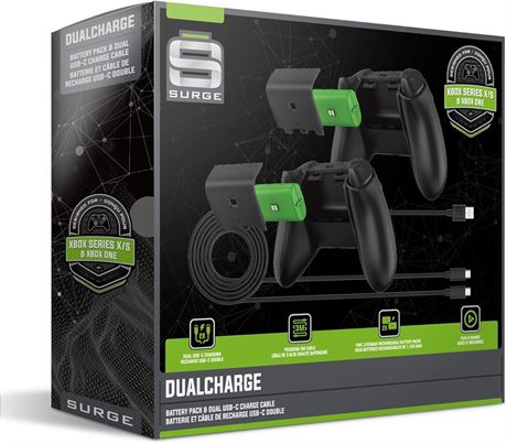 Surge DualCharge Battery Pack & Dual Charging Cable for Xbox Series X|S