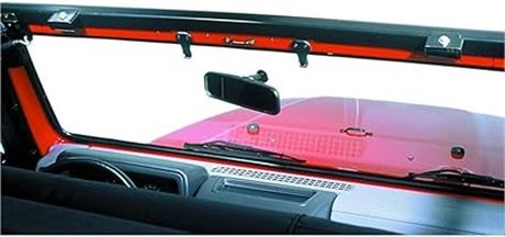 Bestop 51238-01 Black Header Windshield Channel for 97-06 Wrangler TJ Including