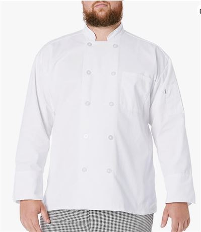 Uncommon Threads Mens Classic Chef Coat   XL