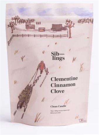 Sib— lings Winter — Clementine, Cinnamon, Clove 10oz