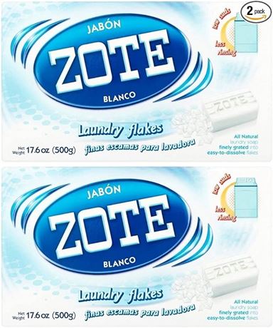 Jabon Zote Blanco Laundry Flakes Pack of 2