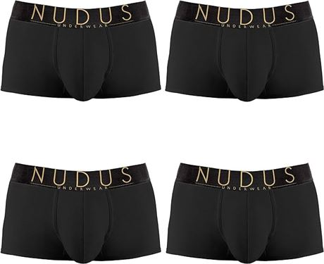 SIZE:S NUDUS Men's Cotton Underwear 4-Multipack Gift Box Briefs