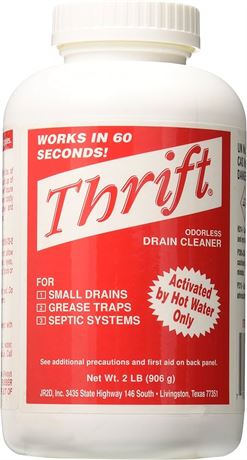 Thrift Marketing GIDDS-TY-0400879 Drain Cleaner 2 lb , White