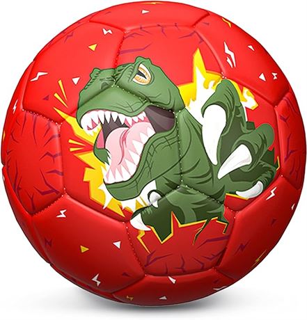 SIZE 3, PP PICADOR Kids Soccer Ball Size 3, Dinosaur Soccer Balls Toys for Girls