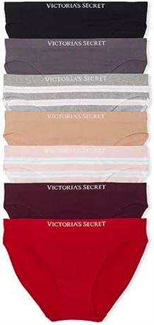 Medium, Victoria's Secret Seamless Bikini Panty Pack, Underwear for Women