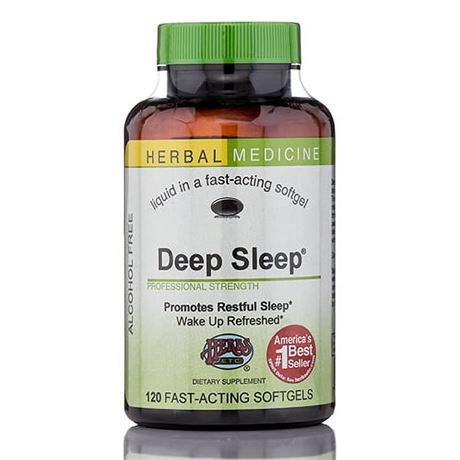 Deep Sleep - 120 Fast-Acting Softgels by Herbs Etc