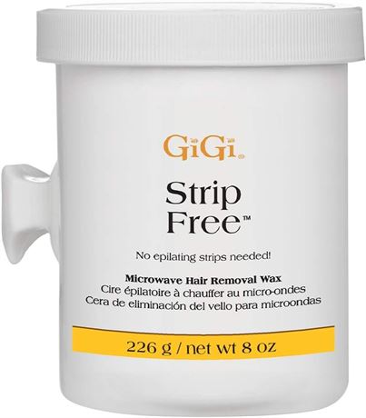 Gigi strip Free Microwave Formula Hair Removal Wax, 8 ounces