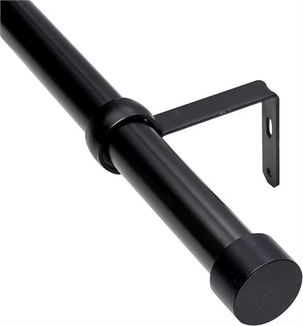 Umbra-Cappa-Curtain-Rod,-Includes-2-Matching-Finials,-Brackets-&-Hardware