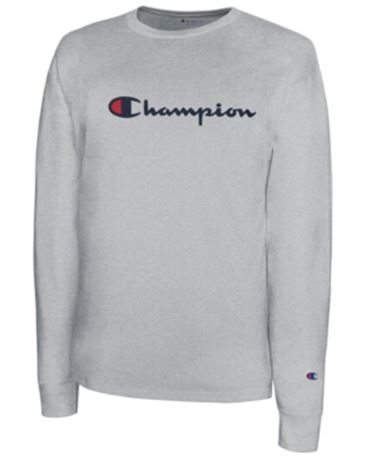 2XL Champion Men's Classic Jersey Graphic Long Sleeve T-...