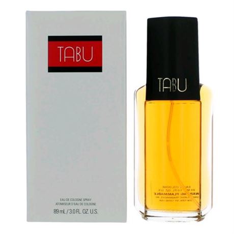 Tabu by Dana Eau De Cologne Spray for Women 3.0 Ounce, clean