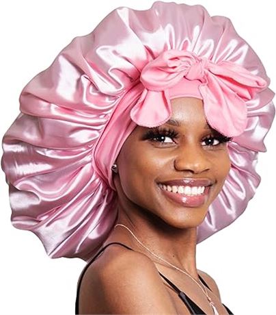 Medium BONNET QUEEN Silk Bonnet Satin Bonnet Hair Bonnet for Sleeping