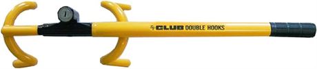 Winner The Club 3000 Twin Hooks Steering Wheel Anti-Theft Lock, Yellow