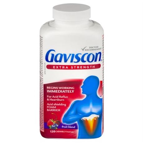 Gaviscon Extra Strength Tablets Fruit Blend