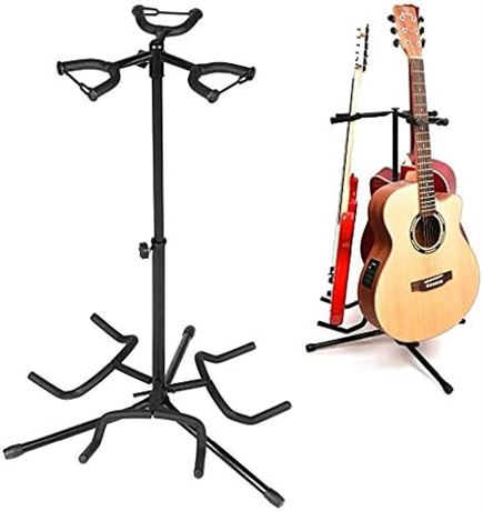 Guitar stand Universal Guitar Stand in Black (Triple Guita...
