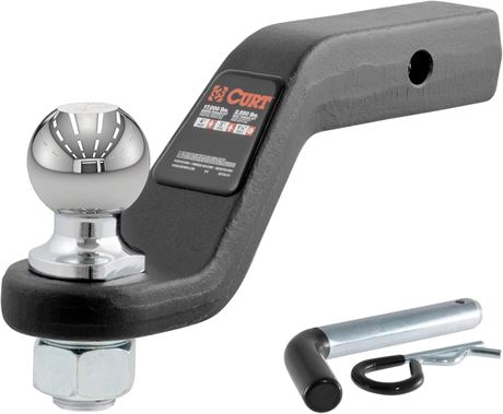 Curt 45332 2" Forged Loaded Ball Mount with 2-5/16" Ball