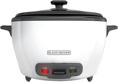 BLACK+DECKER 2-in-1 Rice Cooker and Food Steamer, 28 Cup (14 Cup Uncooked),