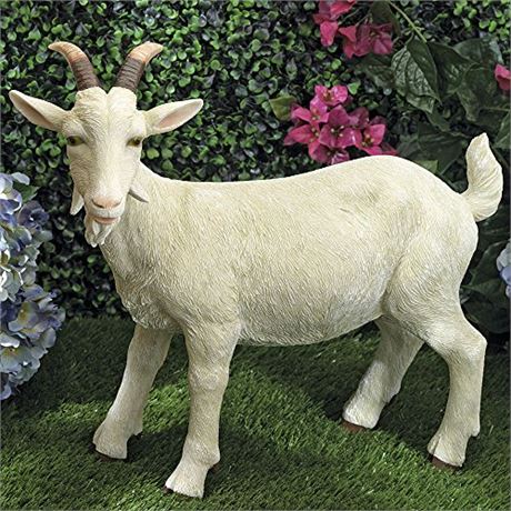 Bits and Pieces - Realistic Goat Statue - Lifelike Durable ...