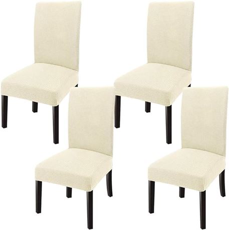 GoodtoU Chair Covers for Dining Room Chair Covers Dining Chair Slipovers 4SET