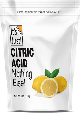 It's Just - Citric Acid (Food Grade) Non-GMO Make Your Own Bath Bombs Sour Drink