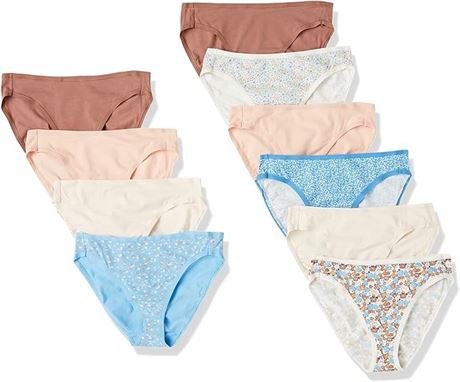 XS, Amazon Essentials Women's Cotton High Leg Brief Underwear 10Pack