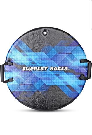 Slippery Racer Downhill Zeus Adults and Kids Foam Saucer Disc 1 Rider Snow Sled