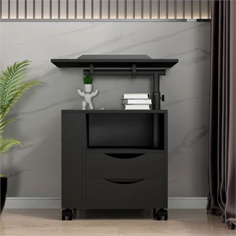 *SIMILAR - SDHYL Movable End Table 360° Free Rotation Table with Non-slip Resist