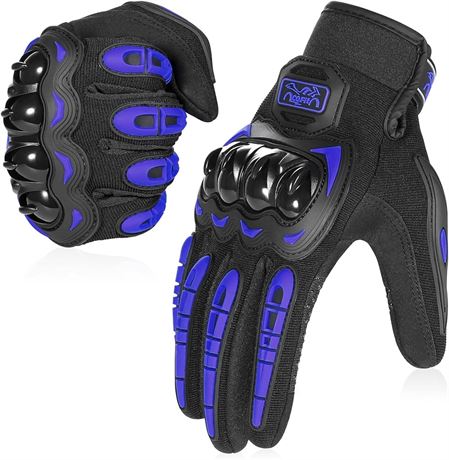 Motorcycle Gloves Breathable, Touchscreen Motorbike Gloves Anti-Slip