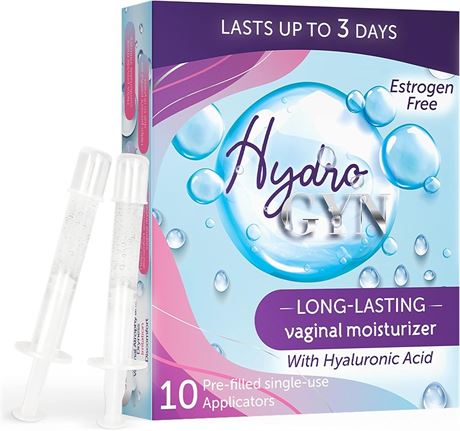 Hydro GYN Vaginal Moisturizer | Long-Lasting Dryness & Discomfort Relief | Estro