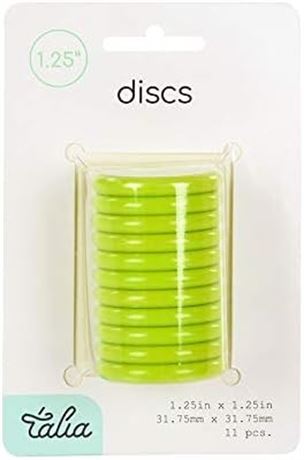 Talia Discbound Notebook - Discs (Verdant Green, 1.25inch)