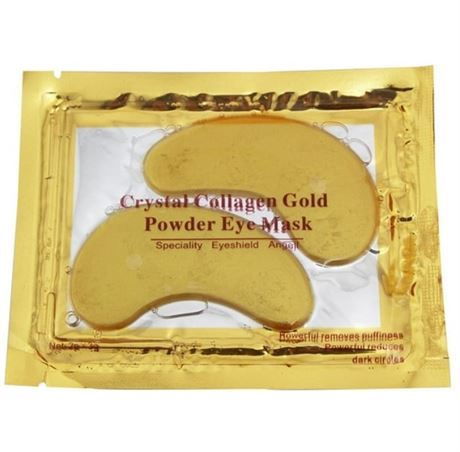 Gold Eye Mask, Eye Gels Under Eye Patches for Moisturizing - Pack of 2