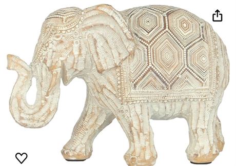 Swaite Boho Elephant Statues Modern Art Sculpture Home Decor Ornaments for Bedro