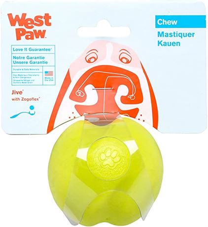 L-West Paw Jive Durable Nearly Indestructible Dog Ball Chew-Fetch-Play