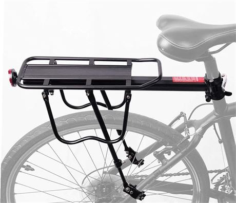 COMINGFIT® Adjustable 50kg Capacity Aluminum Alloy Bicycle Rear Cargo Luggage Ra